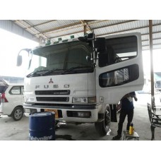 รับติดตั้ง ฟิล์มกรองแสง รถบรรทุก รถแบคโฮ บริการนอกสถานที่ โทร.081-2524939